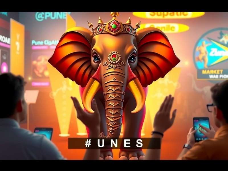 Pune Majestic Elephant players at gaming event in Pune